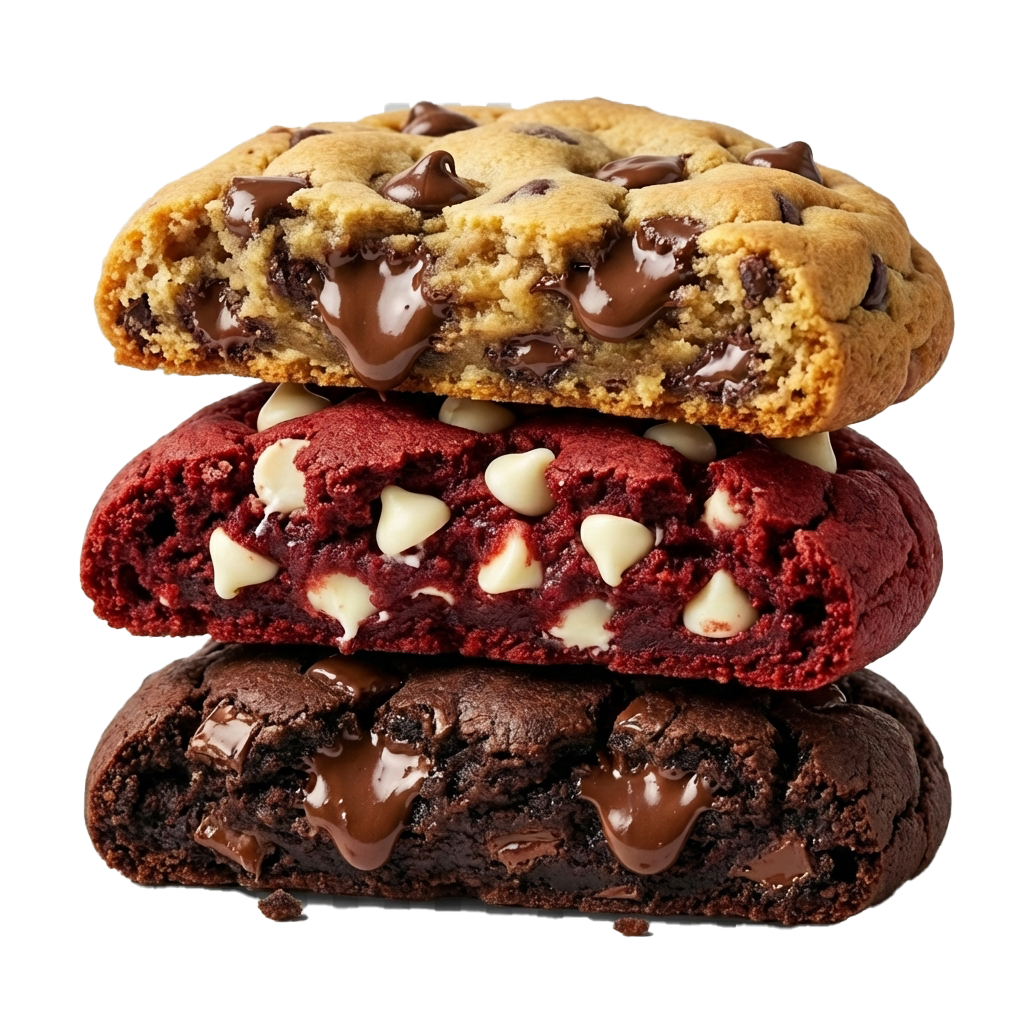 Stack of delicious cookies